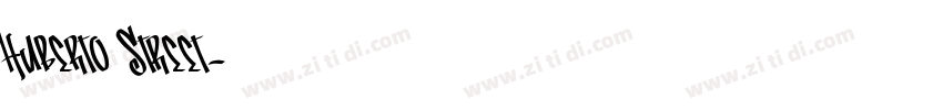 Huberto Street字体转换